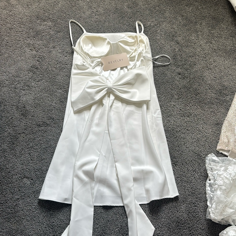 Steph Crepe Mini Dress- Revelry